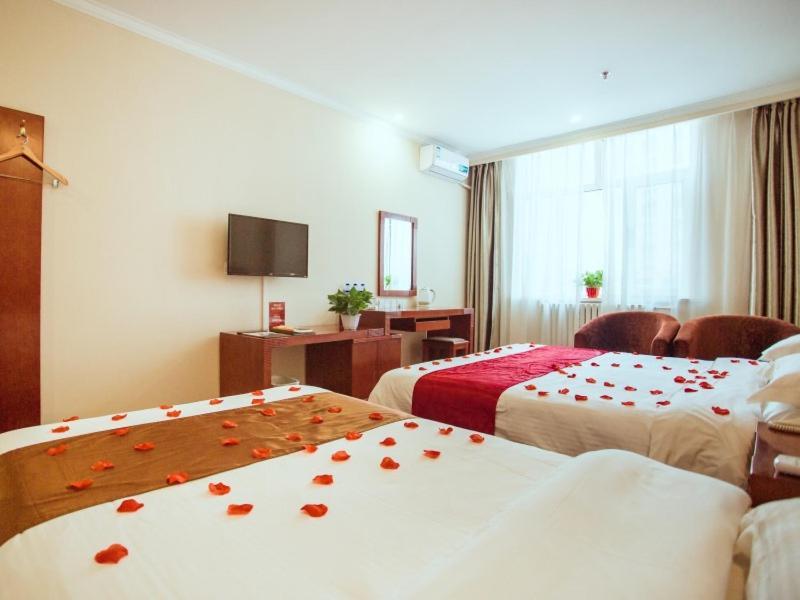 Greentree Inn Hebei Zhangjiakou Zhangbei Caoyuantian Rd Zhangku Avenue Express Hotel Екстериор снимка